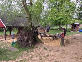 Sandaustausch im Kinderhaus 2018