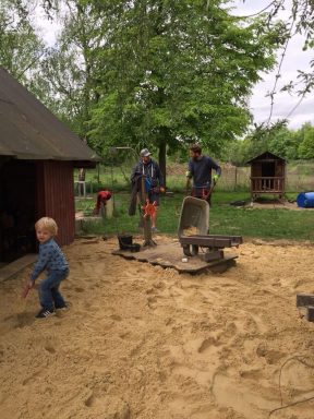 Sandaustausch im Kinderhaus 2018