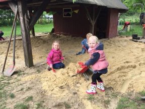 Sandaustausch im Kinderhaus 2018